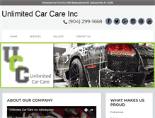 Tablet Screenshot of jacksonvillecardetailing.com